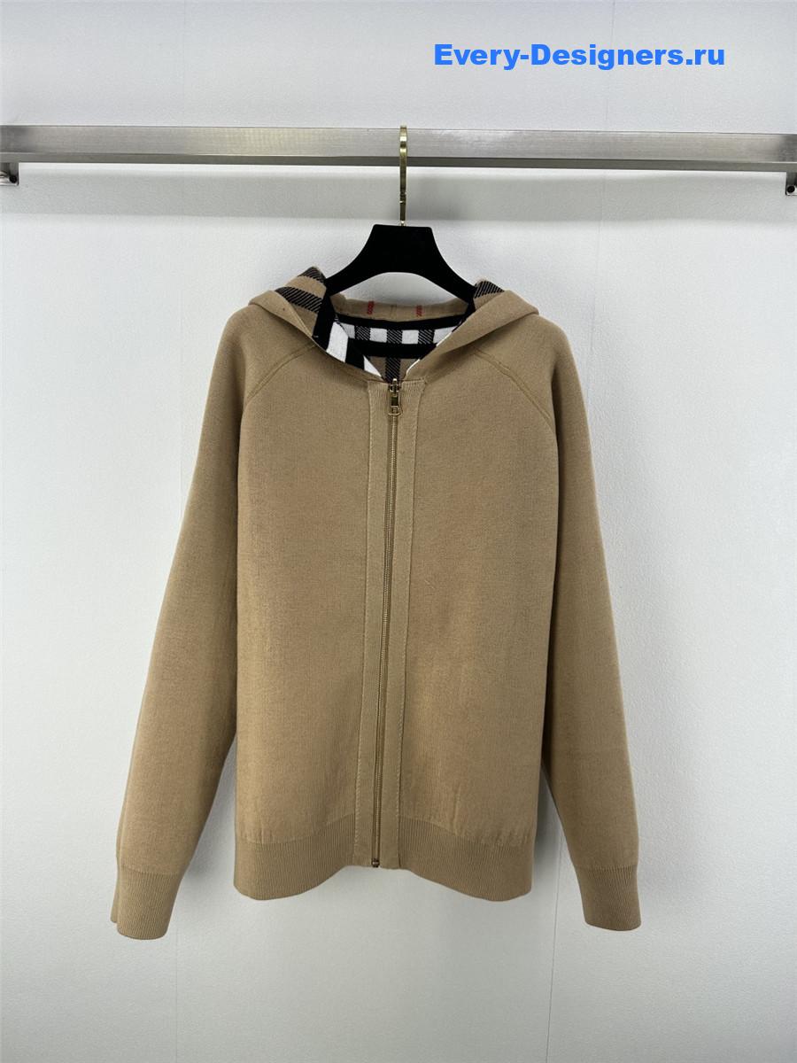Bv*b*rry checked hoodie