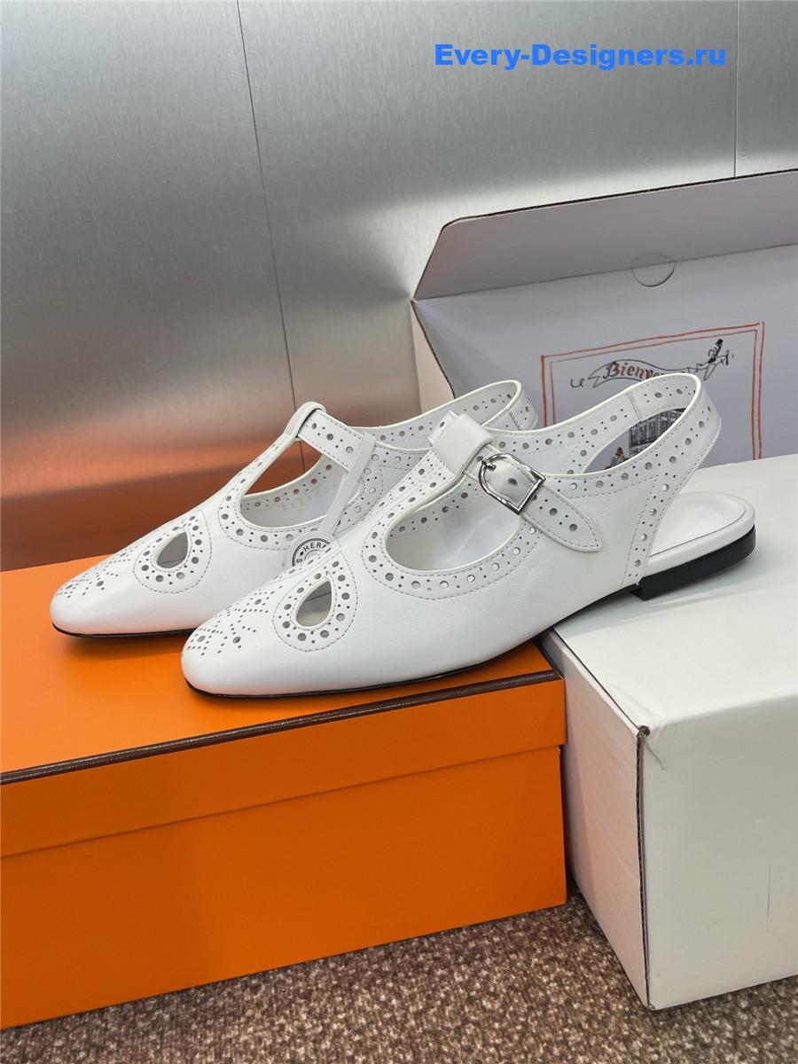 H**me5 kim white slingback heels