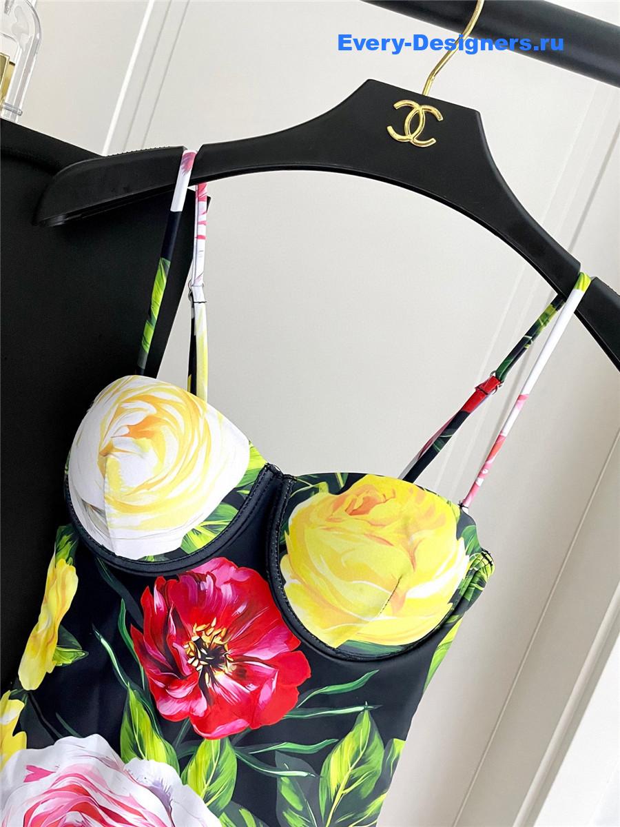 Dolce & Gabbana Floral Swimsuit