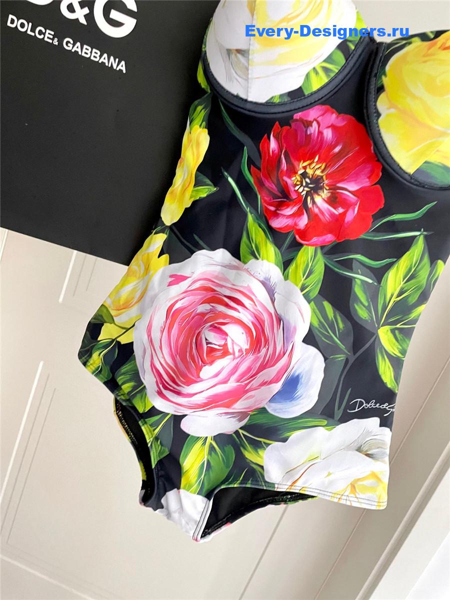 Dolce & Gabbana Floral Swimsuit