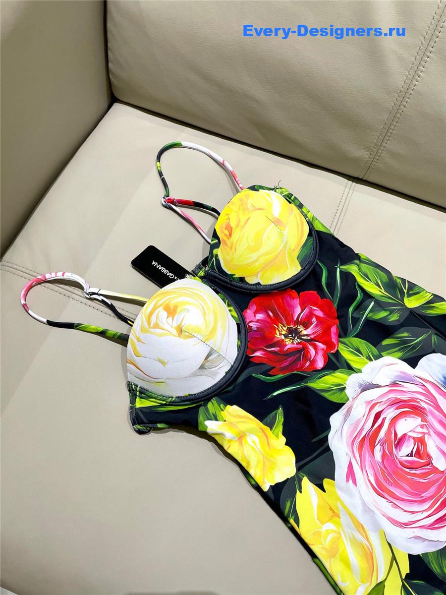 Dolce & Gabbana Floral Swimsuit