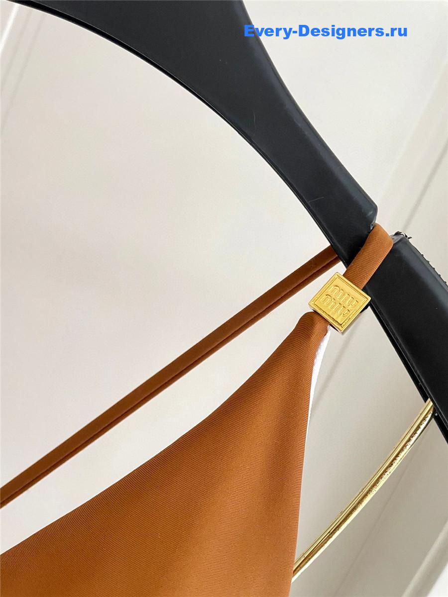 Miu Miu Brown One-Piece Swimsuit
