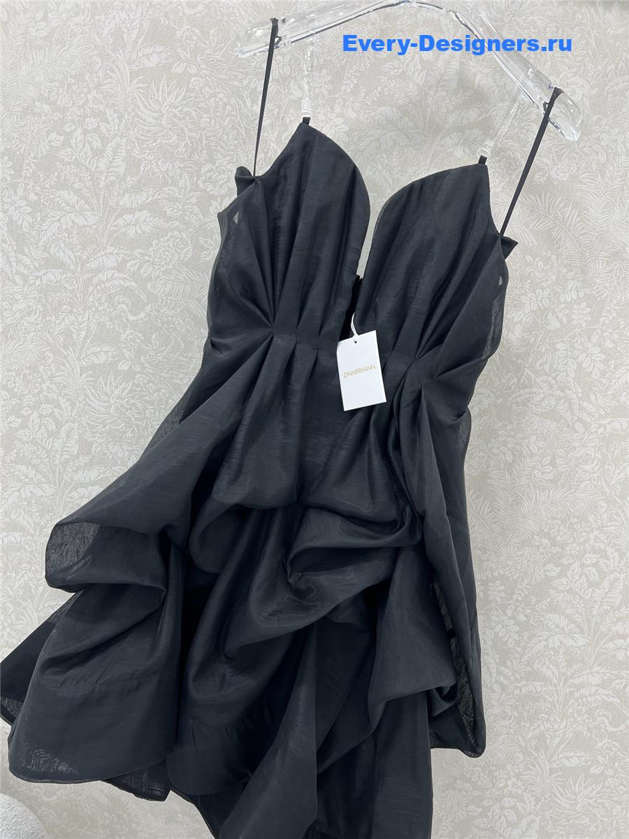Zimm Illuminate Black Mini Dress