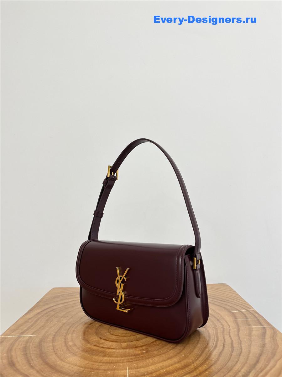 Sa1nt Lau*nt solferino medium leather shoulder bag