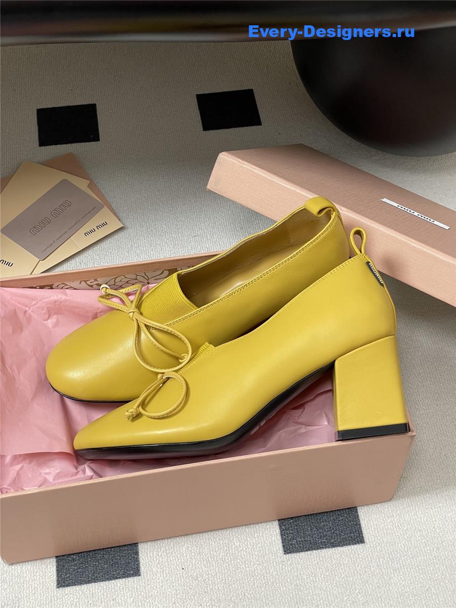 Miu Miu Bow Mary Jane Pumps