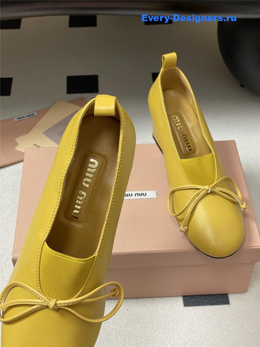 Miu Miu Bow Mary Jane Pumps