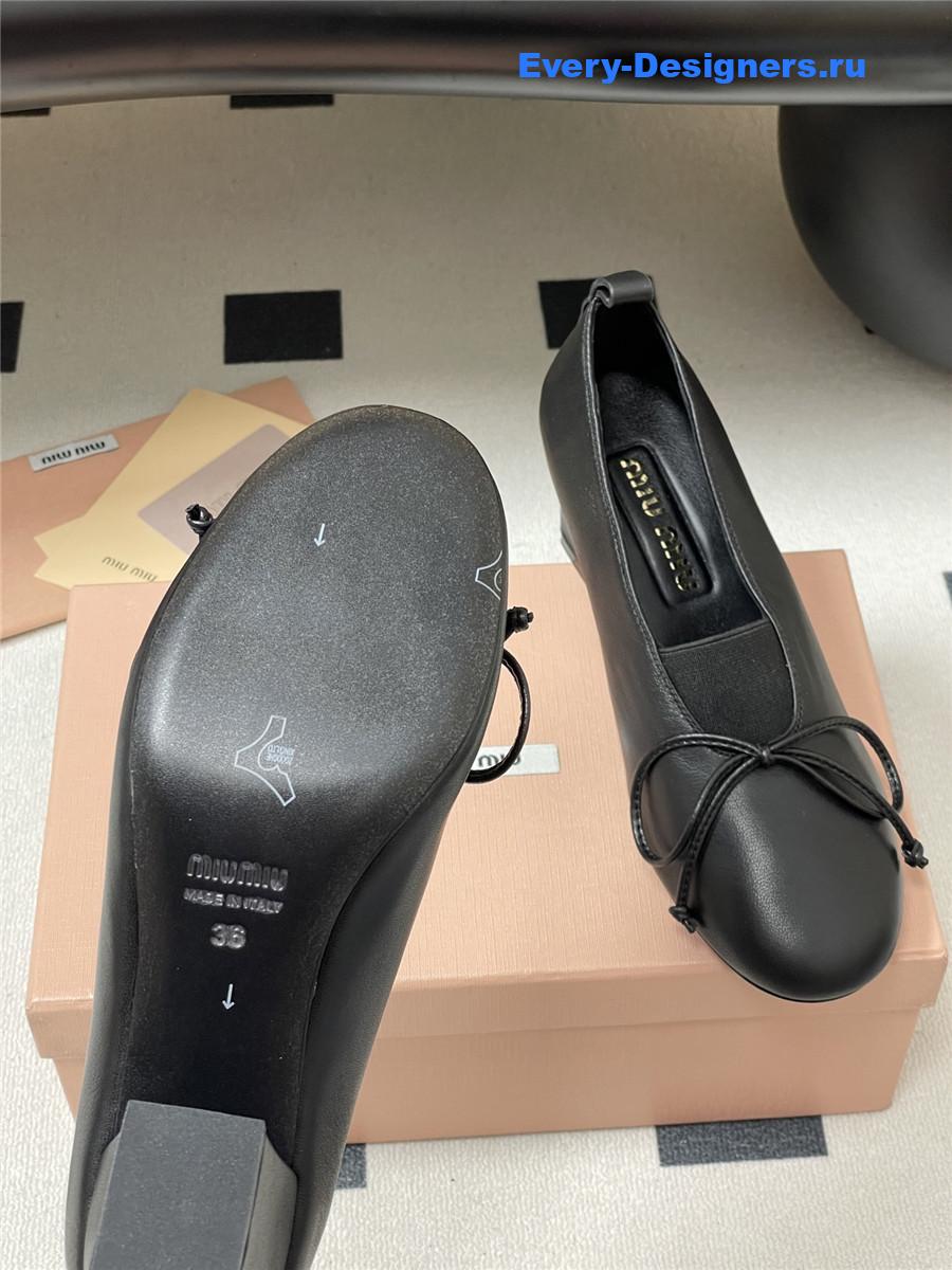 Miu Miu Black Mary Jane Pumps