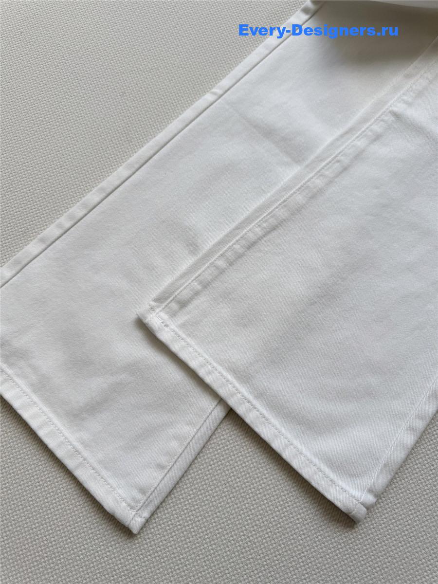 Ce1i*e white flared jeans