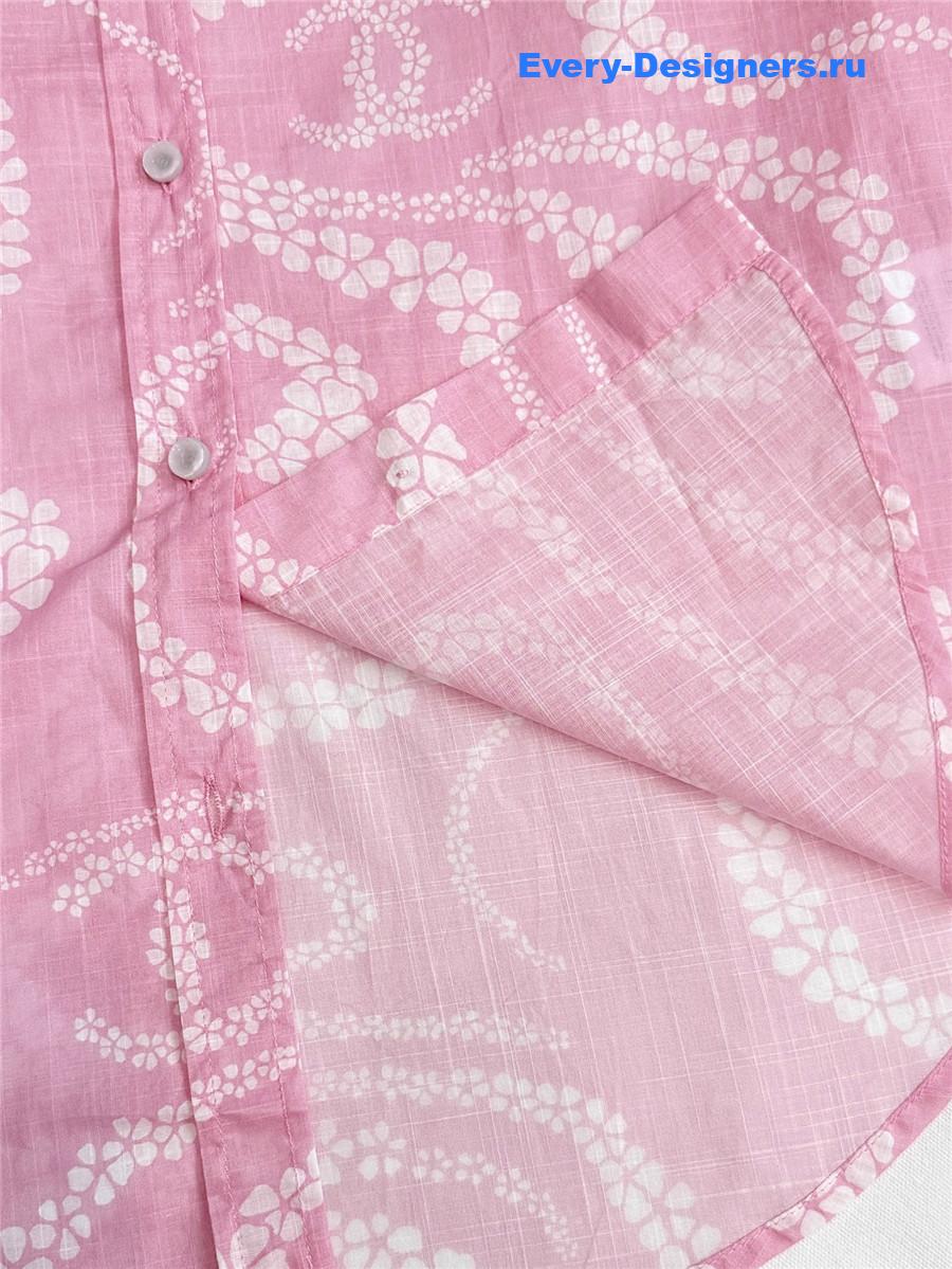 Ch**el coco beach pink shirt