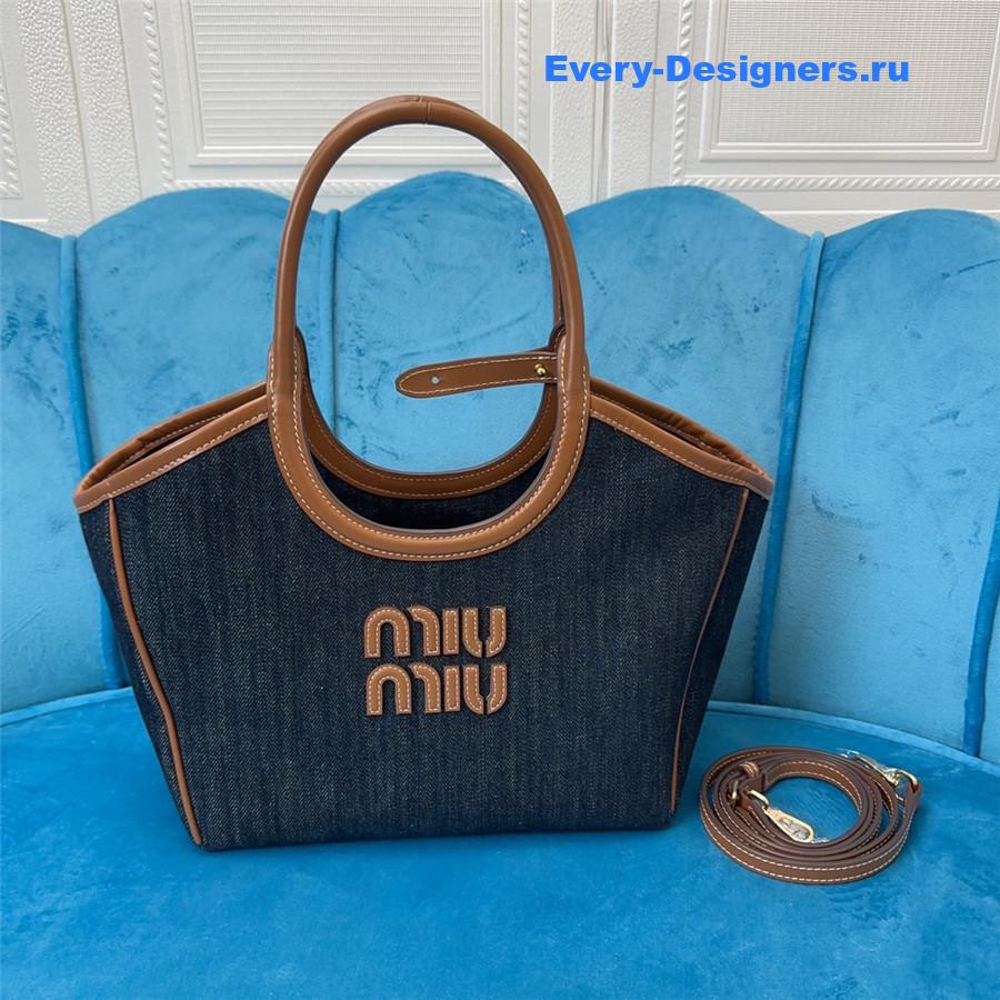 Miu Miu Ivy Denim Tote