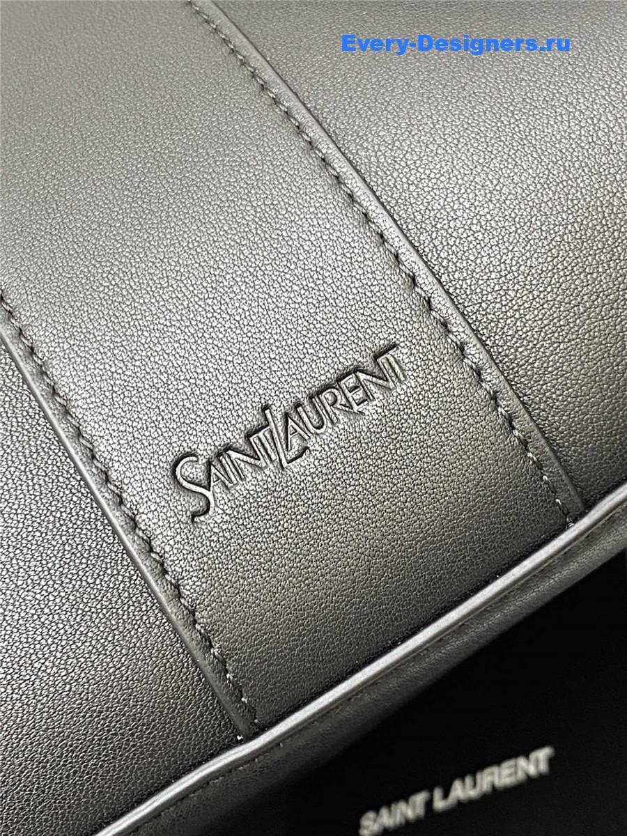 Sa1nt Lau*nt y leather tote in black
