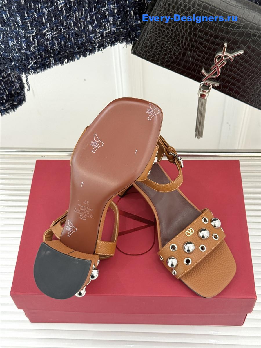 Va1e*ntin0 nellcôte brown sandals