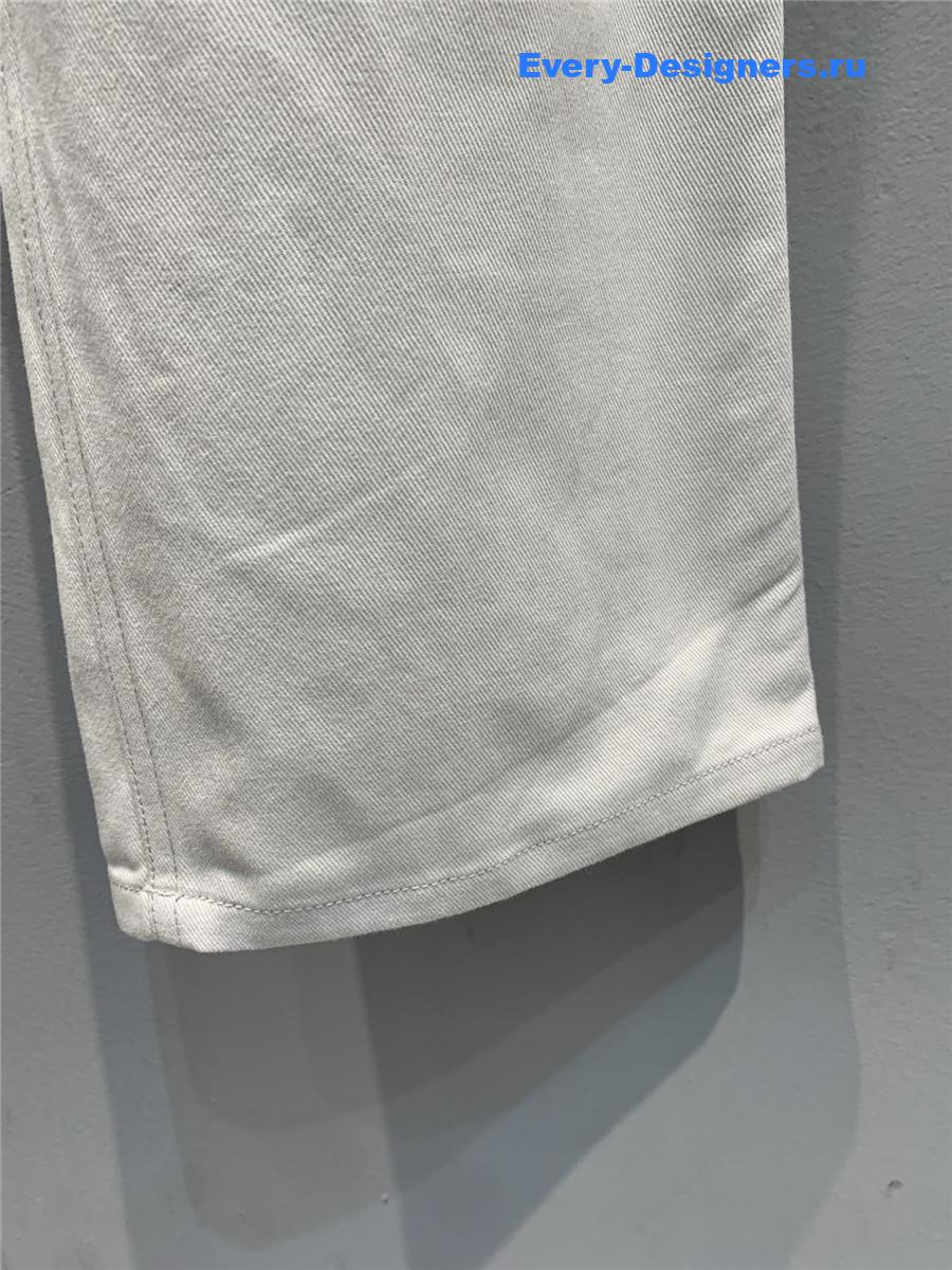 Miu Miu White Straight-Leg Jeans