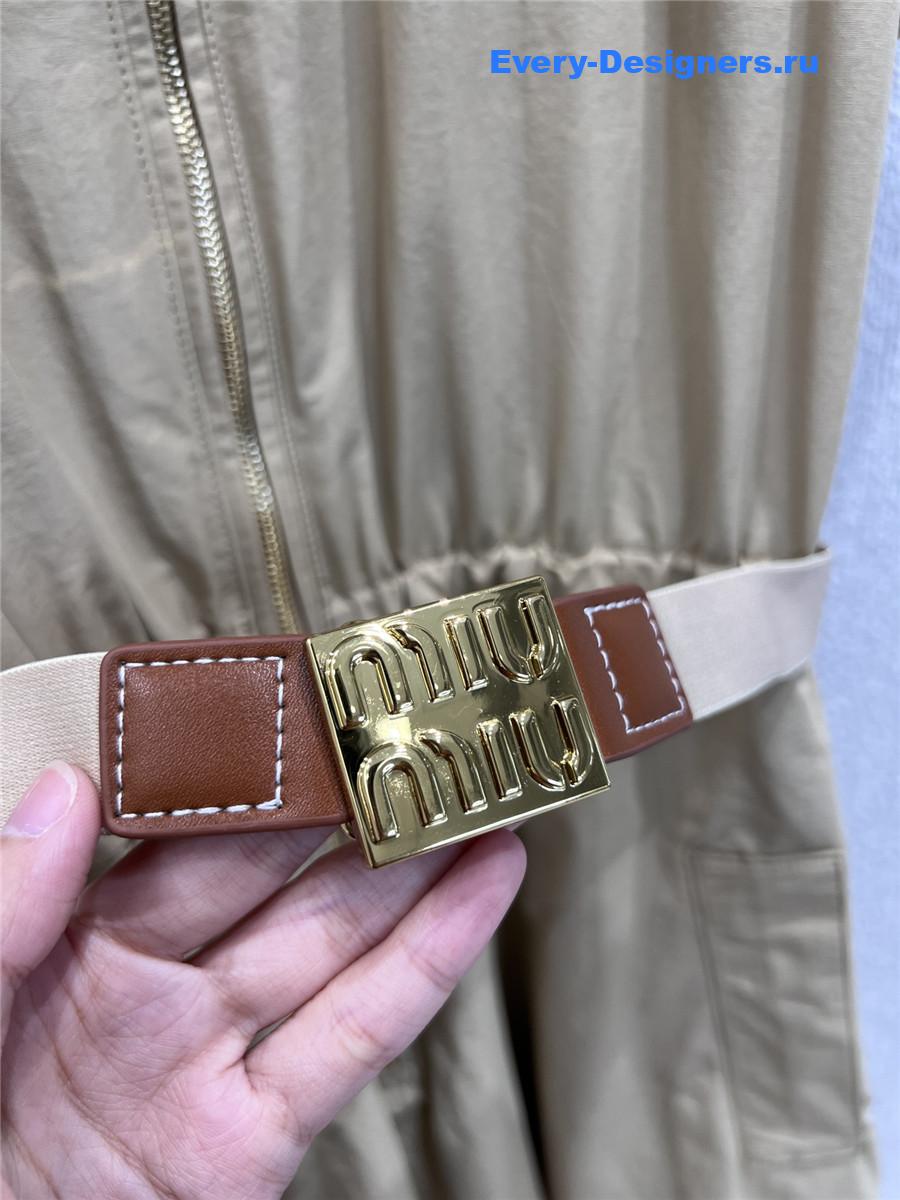 Miu Miu Natural Shirt Dress