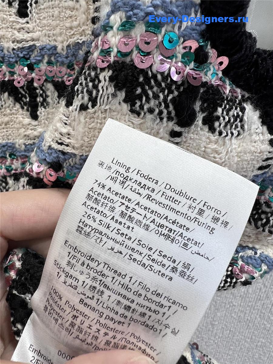 Va1e*ntin0 sequined tweed gilet