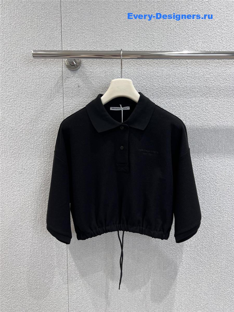 A1exa*der wang black piqué set