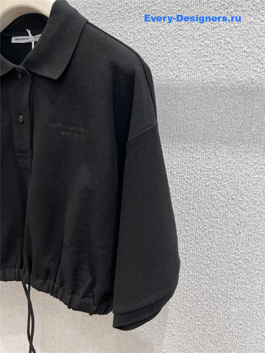 A1exa*der wang black piqué set