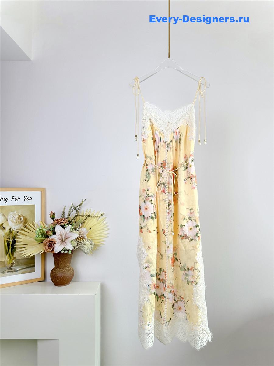 Zimme Yellow Everley Dress