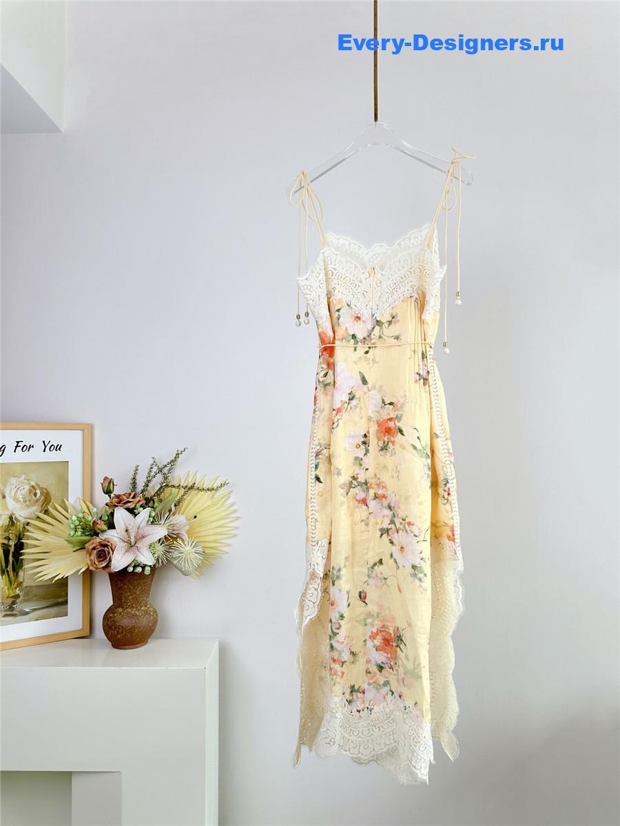 Zimme Yellow Everley Dress