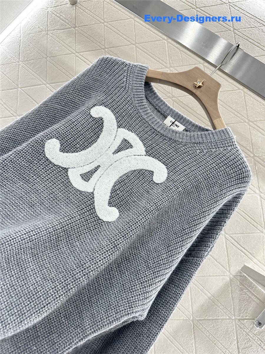 Ce1i*e triomphe gray sweater