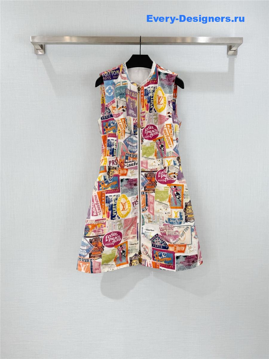 l0vis Vvtt0n travel patch dress