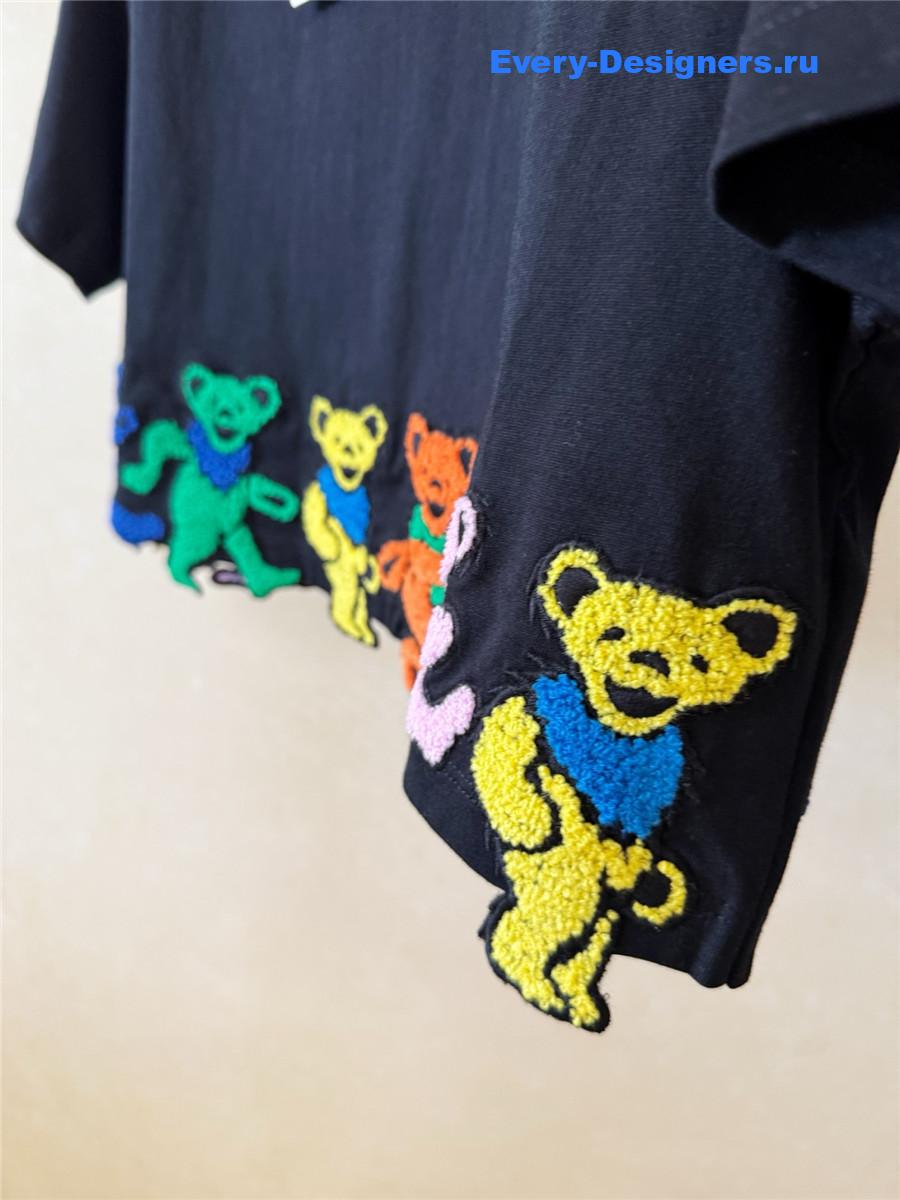 L0ew* black cropped t-shirt