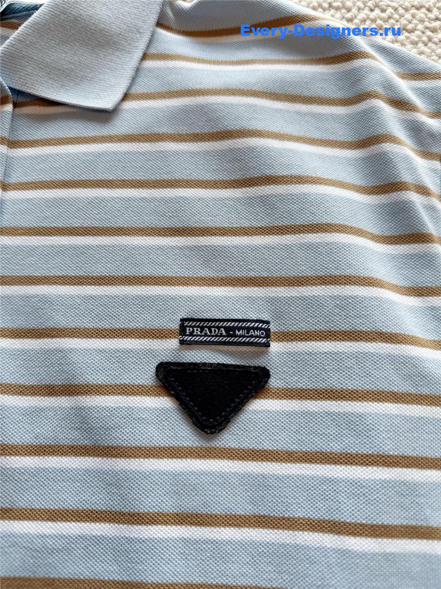 Pra*a fil-a-fil cotton shirt