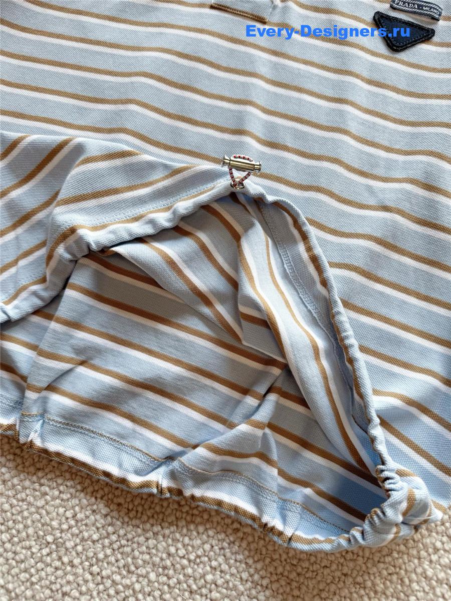 Pra*a fil-a-fil cotton shirt