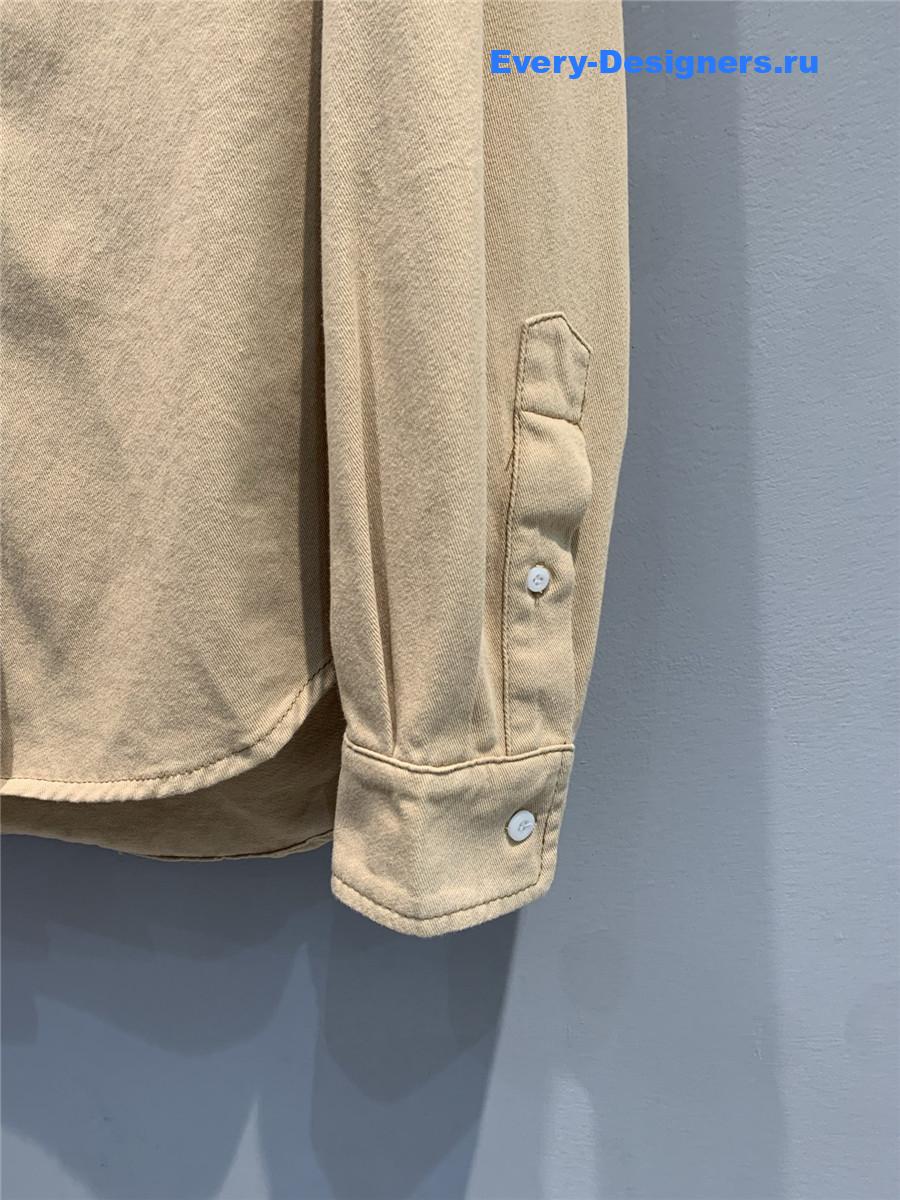 Miu Miu Logo Poplin Shirt