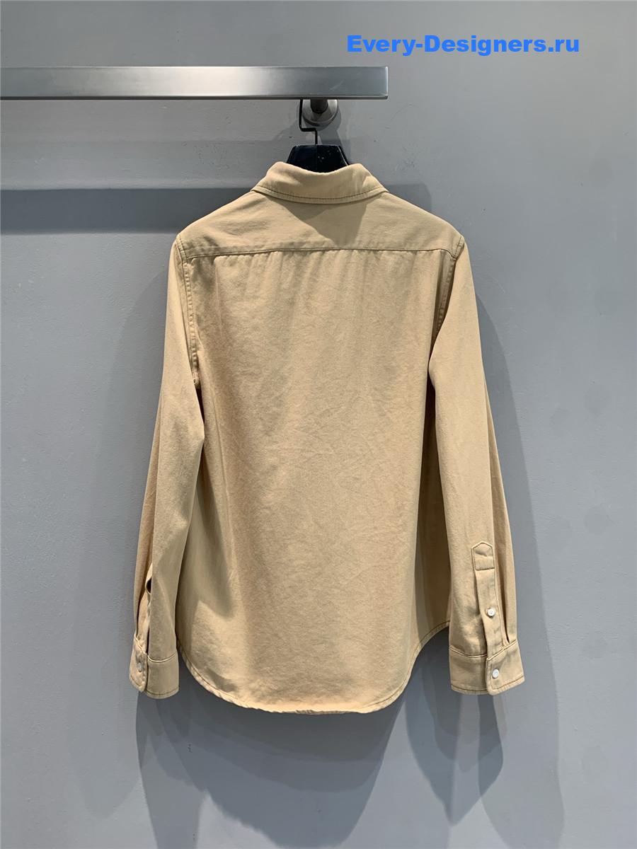 Miu Miu Logo Poplin Shirt