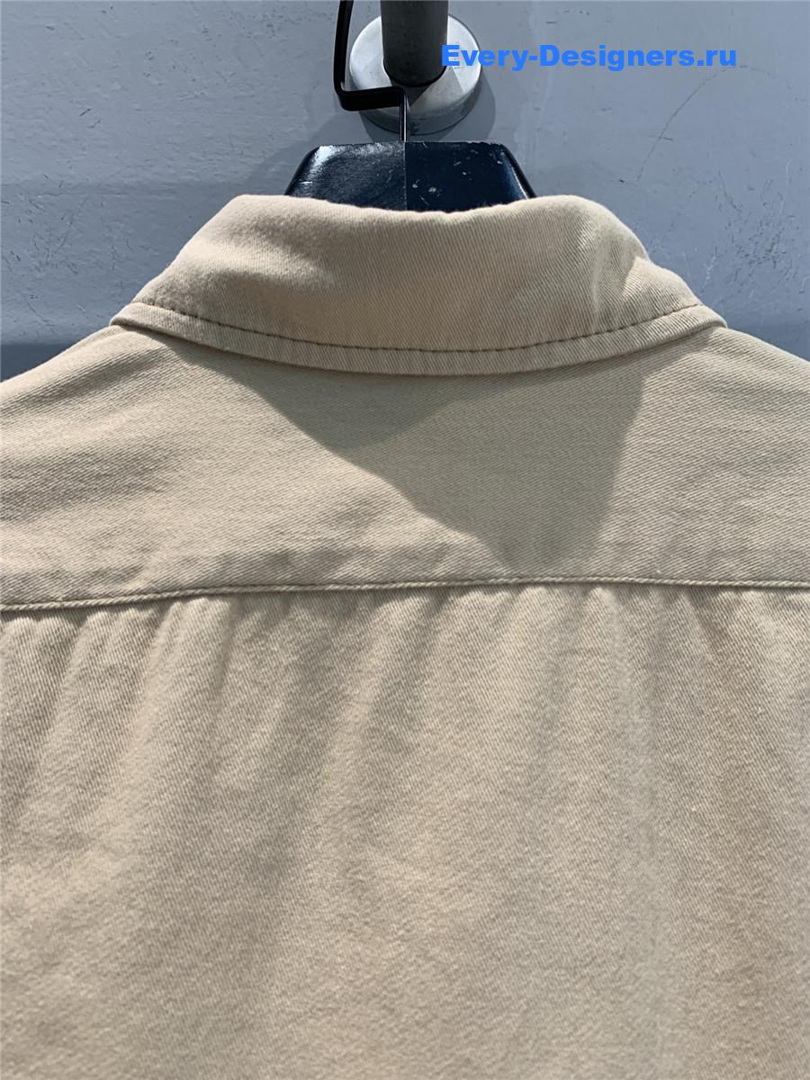 Miu Miu Logo Poplin Shirt