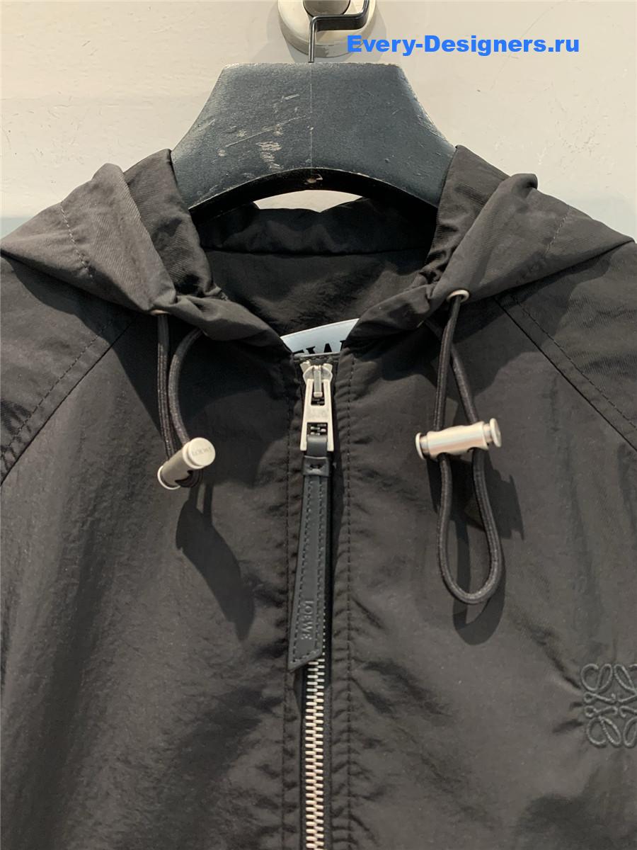 L0ew* black nylon jacket