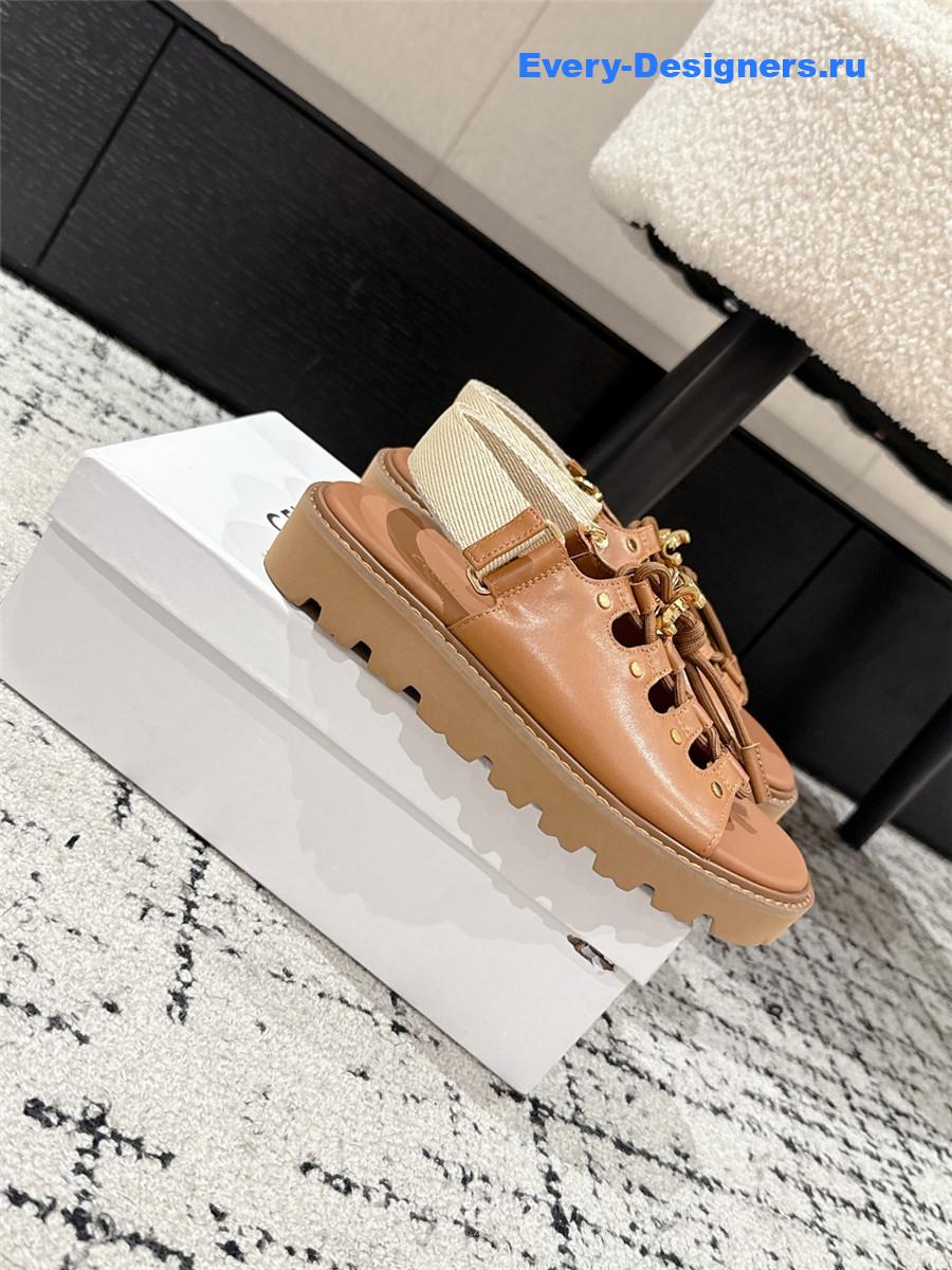 Ce1i*e billie chunky sandals in brown