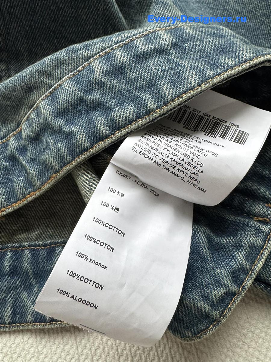 Pra*a blue cropped denim jacket