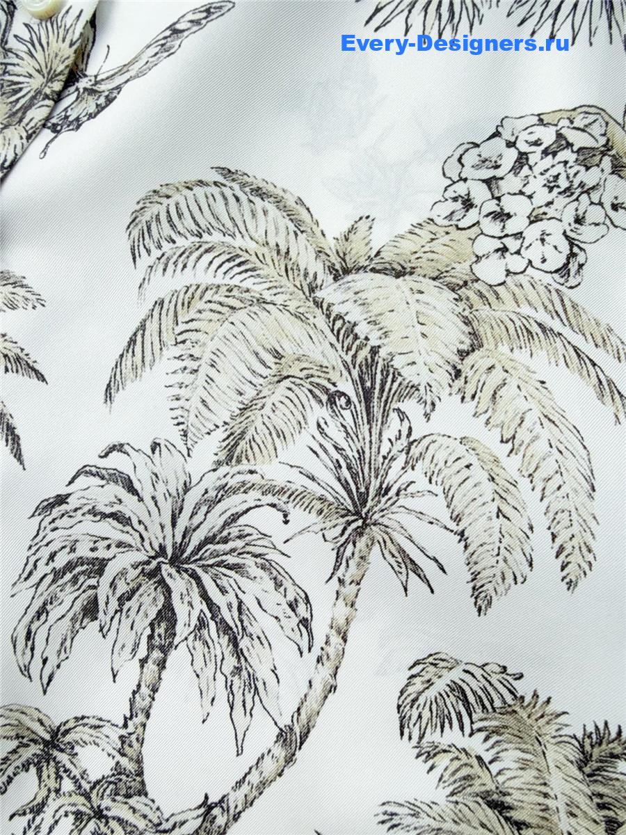 D10r white toile de jouy blouse