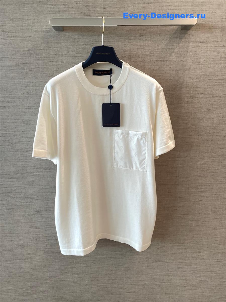 l0vis Vvtt0n white pocket tee