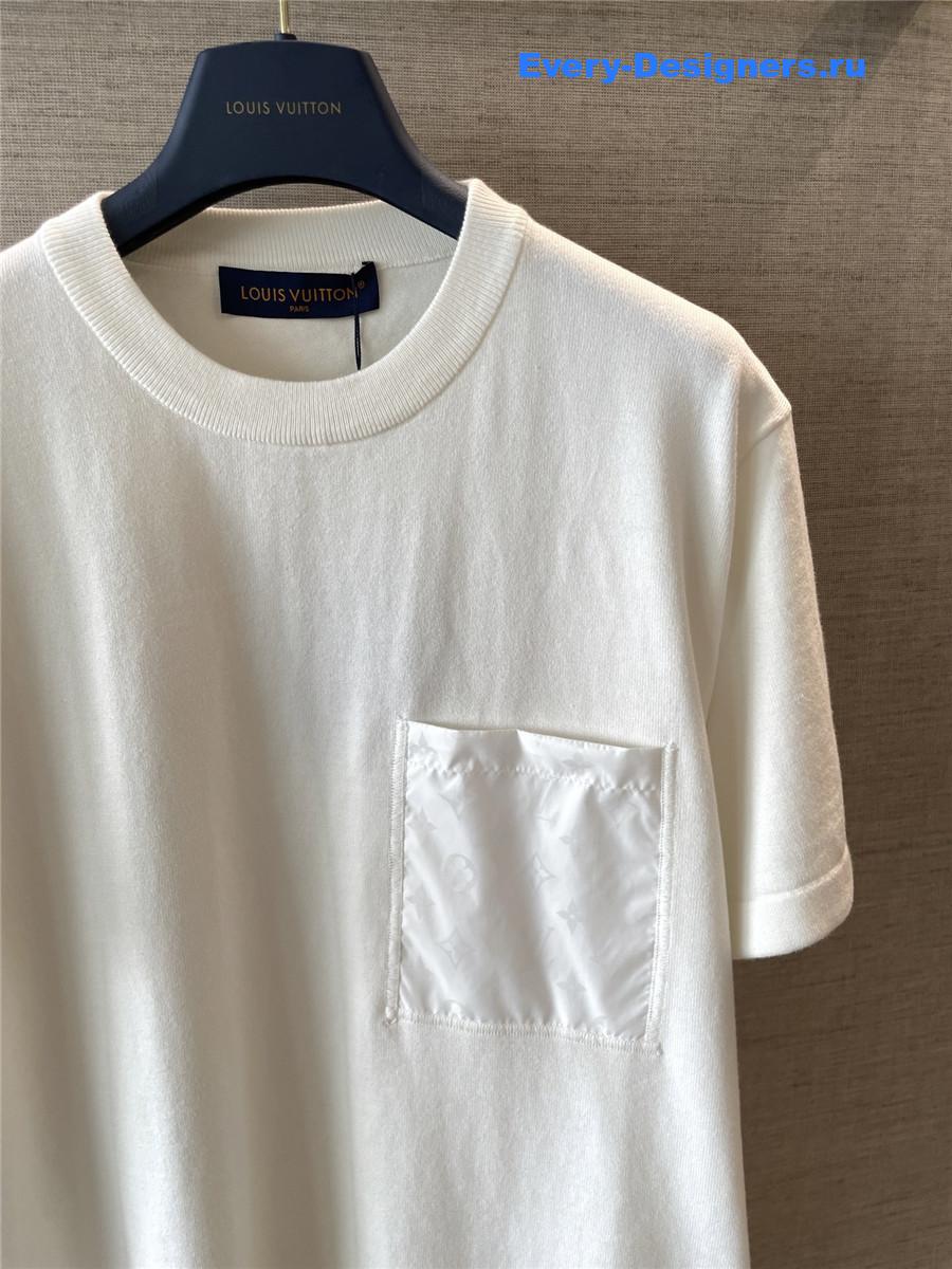 l0vis Vvtt0n white pocket tee