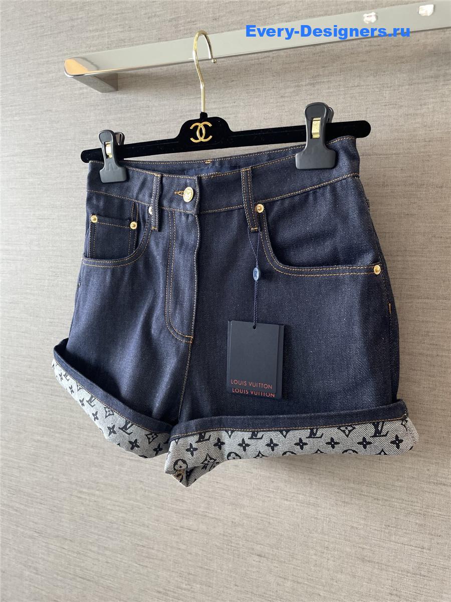 l0vis Vvtt0n denim mini shorts