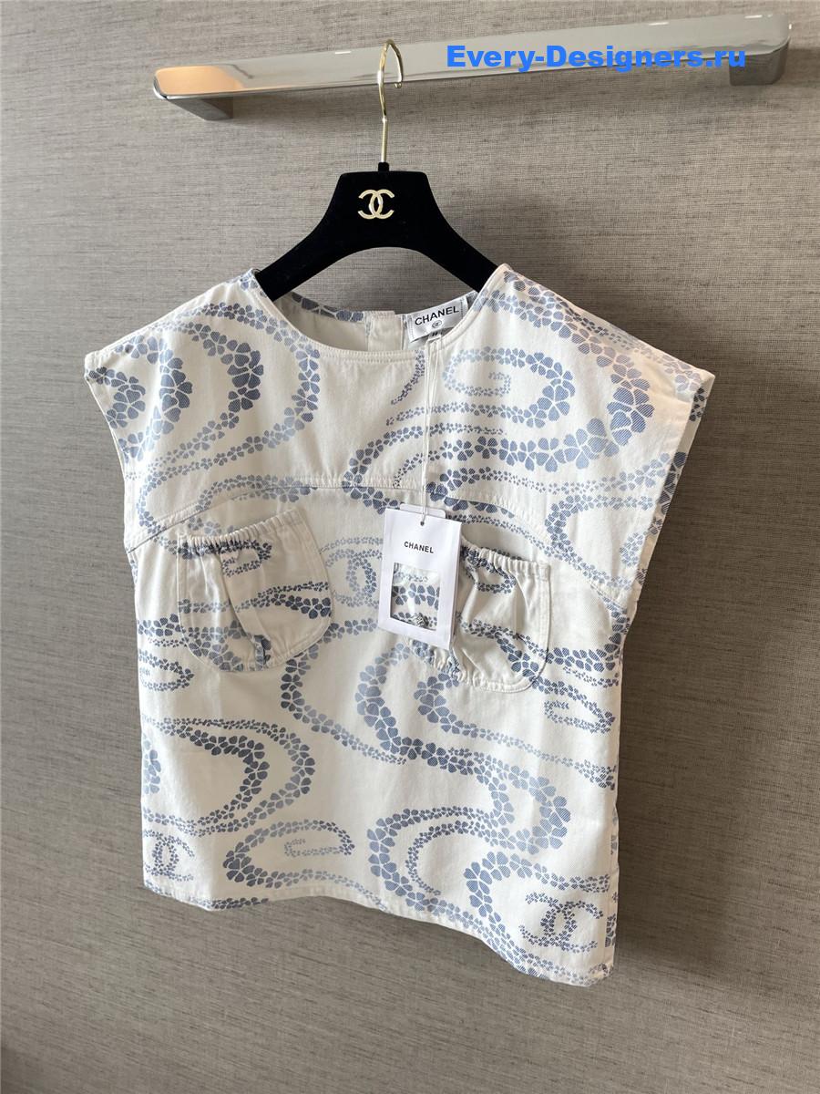 Ch**el coco beach sleeveless top