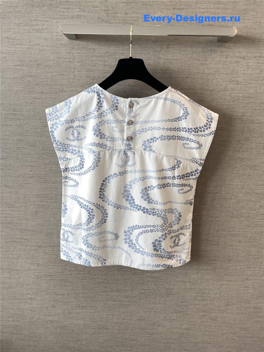 Ch**el coco beach sleeveless top