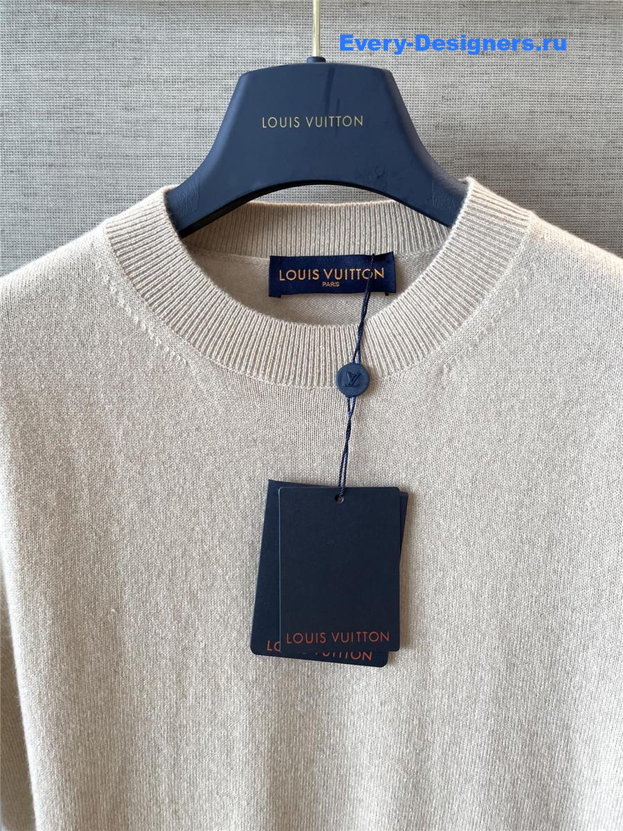 l0vis Vvtt0n beige sequin knit top