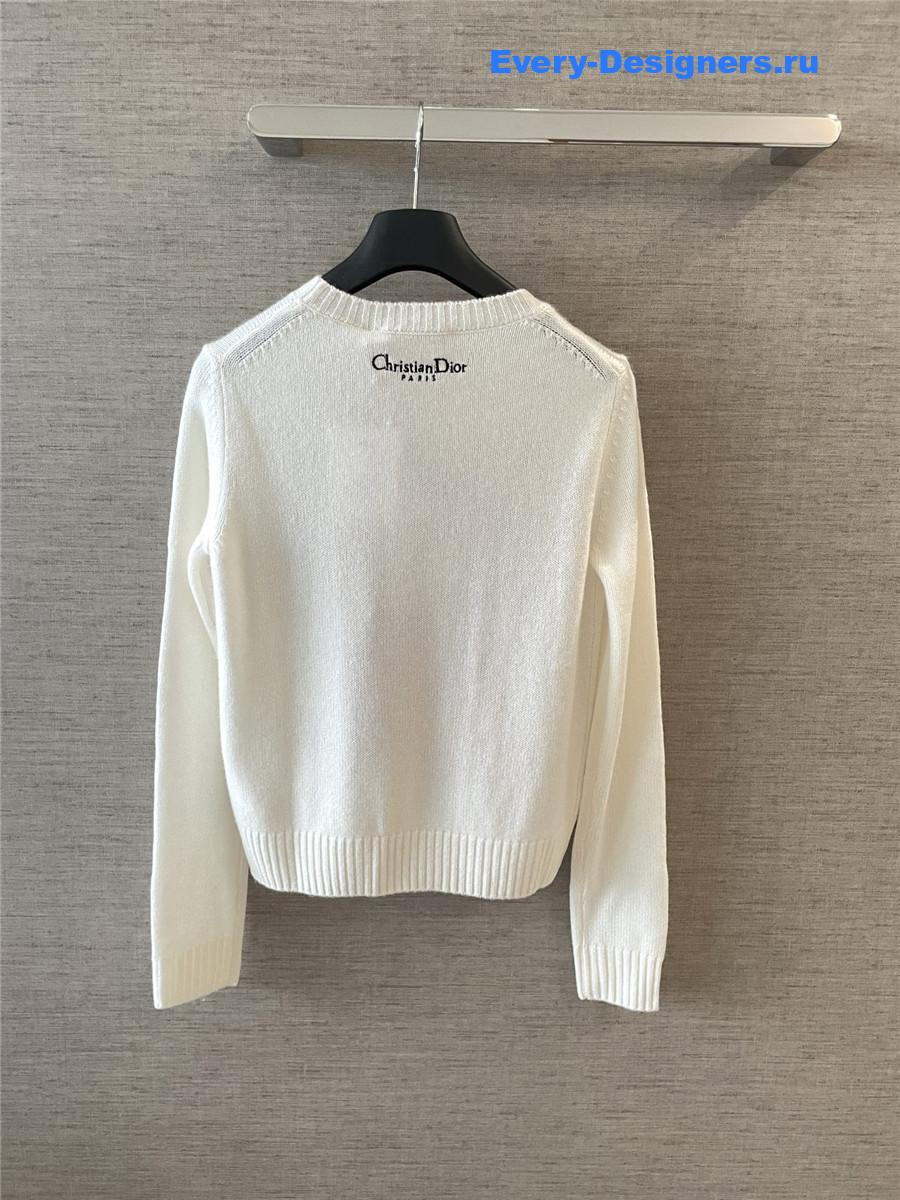 D10r souvenir embroidered cashmere sweater