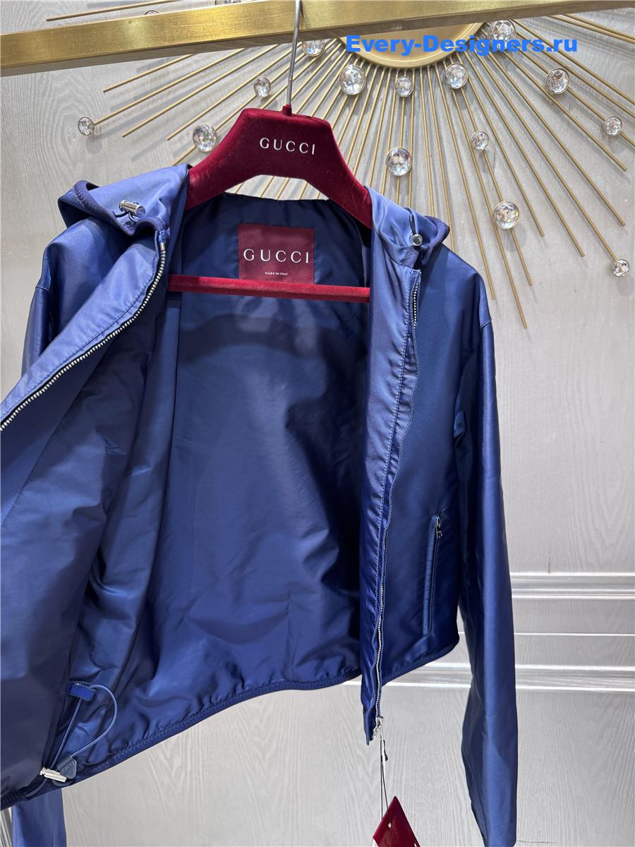 Gvc*1 blue gabardine jacket
