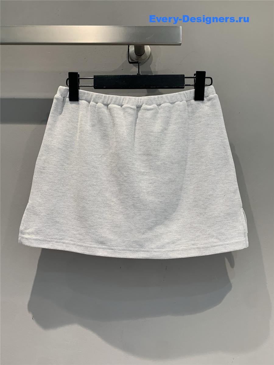 A1exa*der wang light grey striped skirt