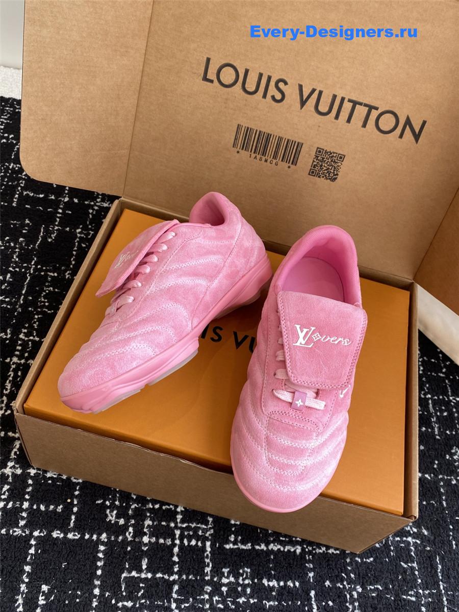 l0vis Vvtt0n pink lv footprint sneakers