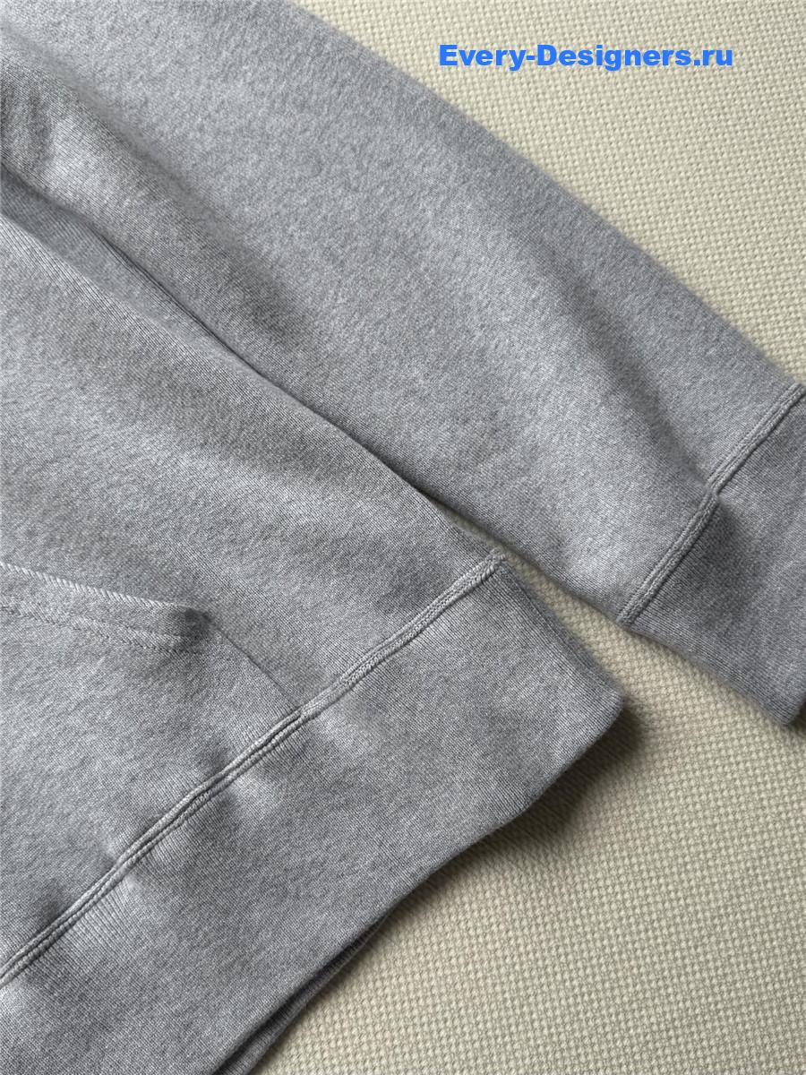 Miu Miu Grey Fleece Hoodie