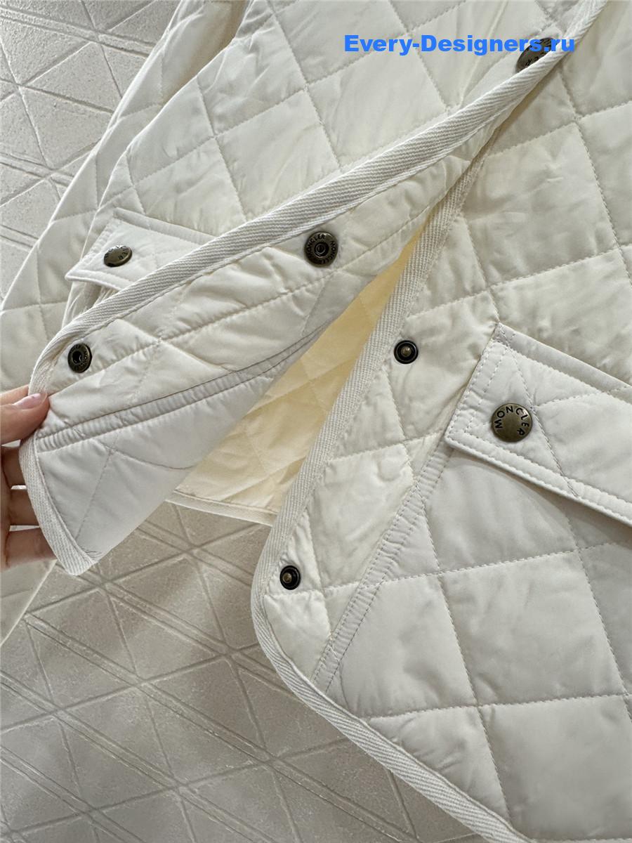 moncler D1am0nd-quilted shirt jacket