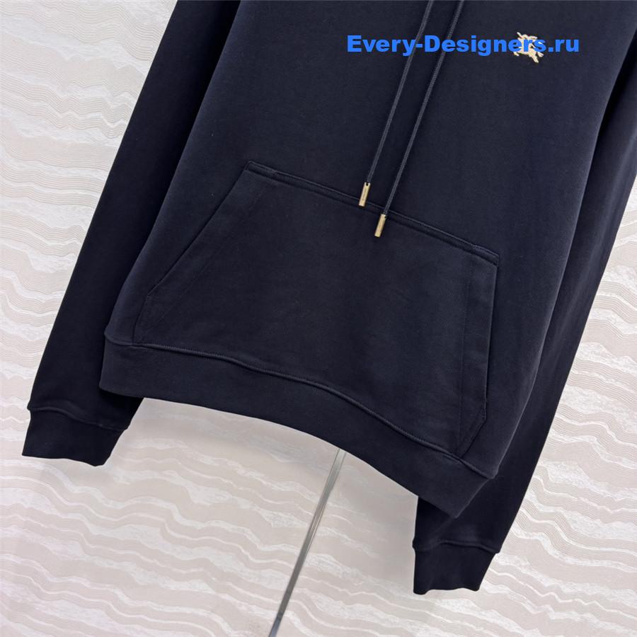 Bv*b*rry black knight stamp hoodie