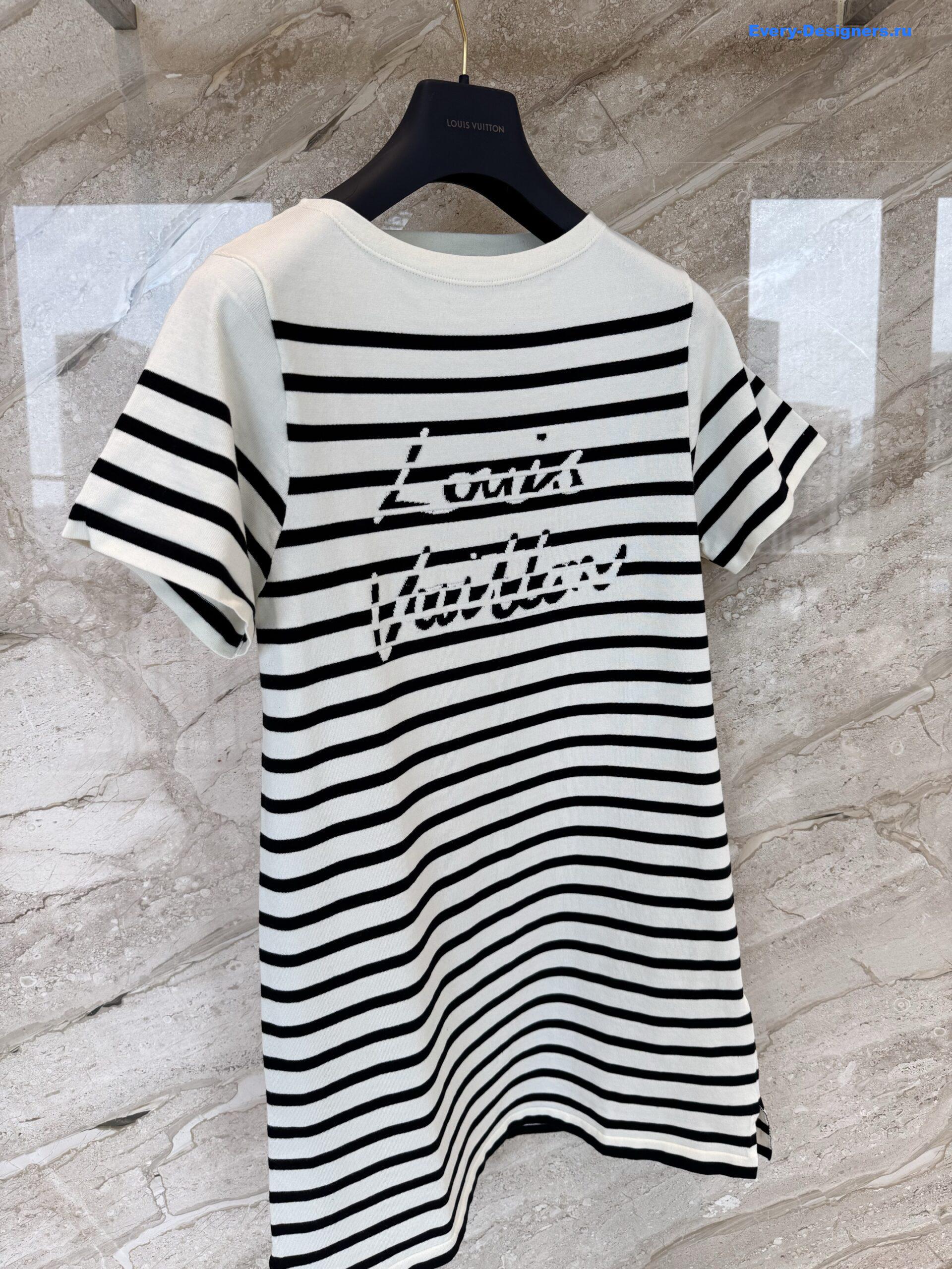 l0vis Vvtt0n signature stripes knit dress