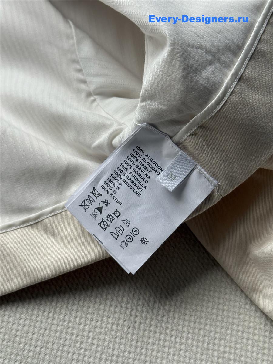 Pra*a white denim blouson jacket